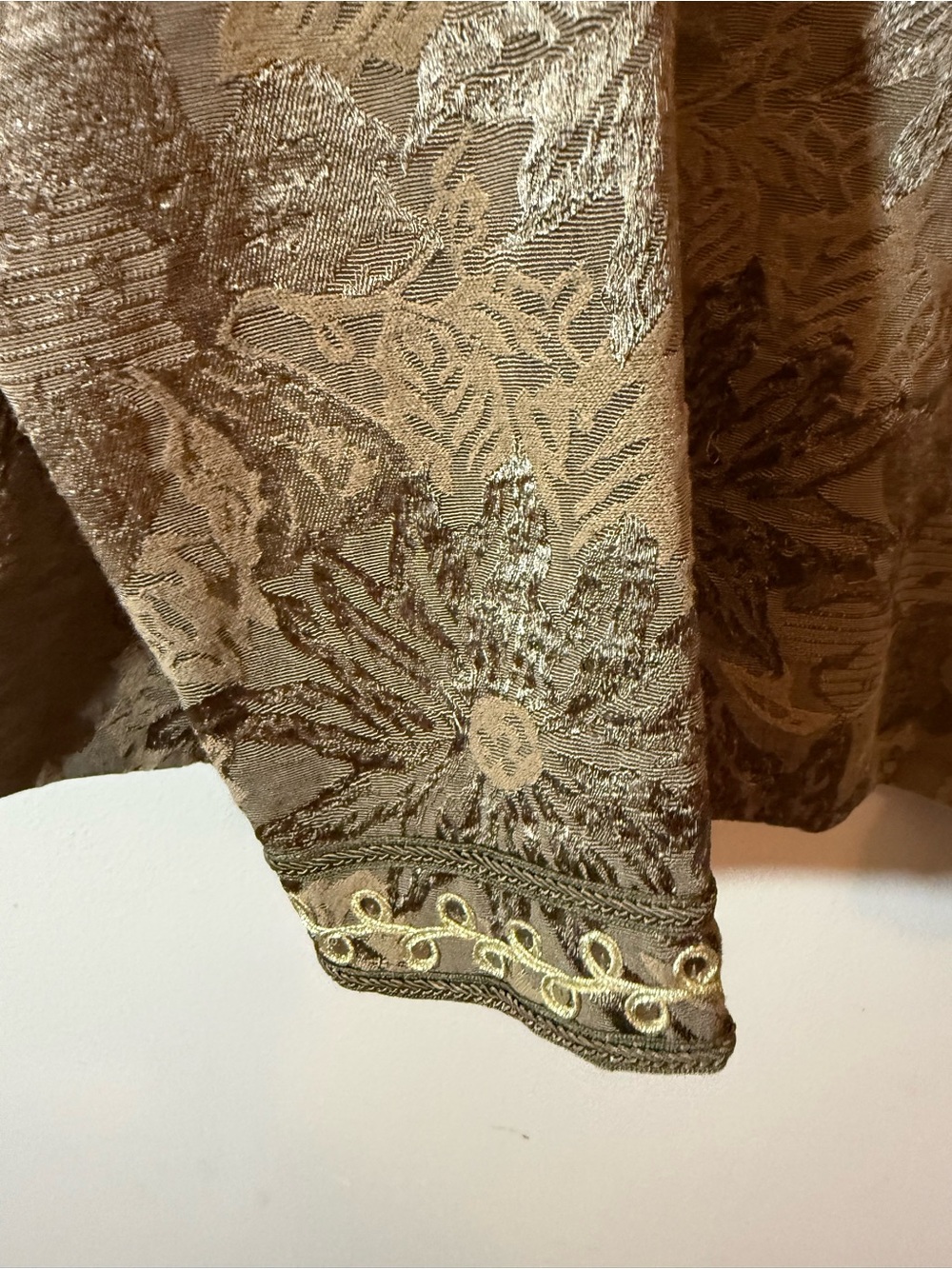 Coldwater Creek Bronze Embroidered Mandarin-Style Jacket - Picture 8 of 8